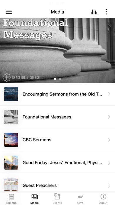 Grace Bible Church Lexington Screenshot