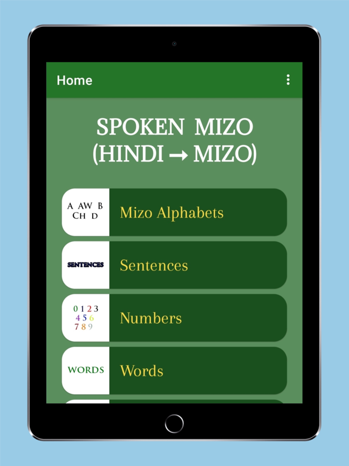 Spoken Mizo Hindi to Mizo
