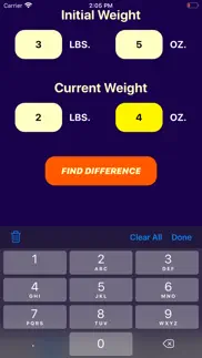 pediac weight calculator iphone screenshot 3