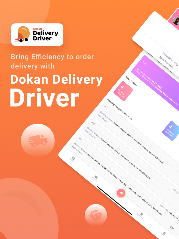 Dokan Delivery Driver
