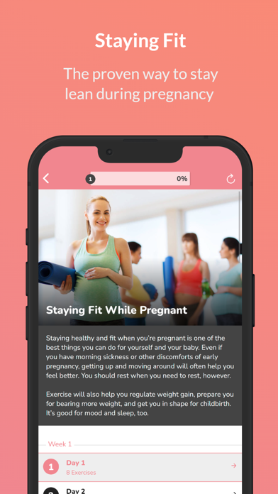 Pregnancy Workout Plan Screenshot