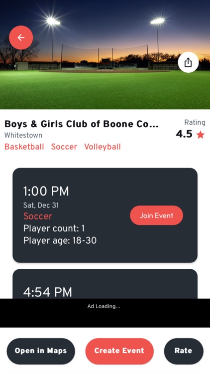 QuickSports - Sports Near You screenshot-7