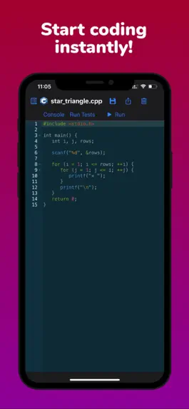 Game screenshot Code - Compile & Run Program mod apk