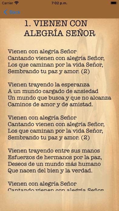 Canciones Catolicas Screenshot