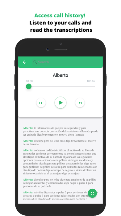 Call2Text Record & Transcribe Screenshot