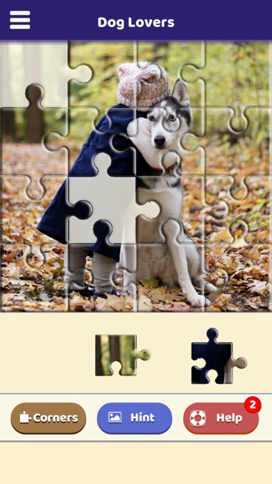 Dog Lovers Puzzle Screenshot