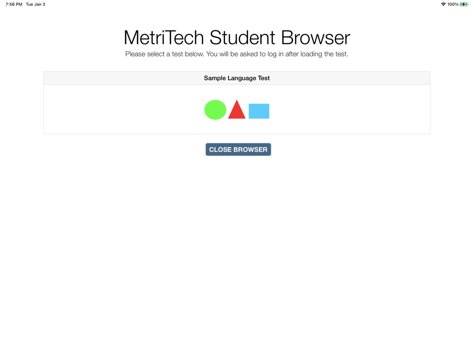 #2. MetriTech Student Browser (iOS) 由: MetriTech Inc