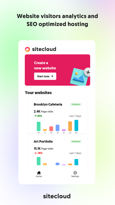 Website Builder by Sitecloud Screenshot