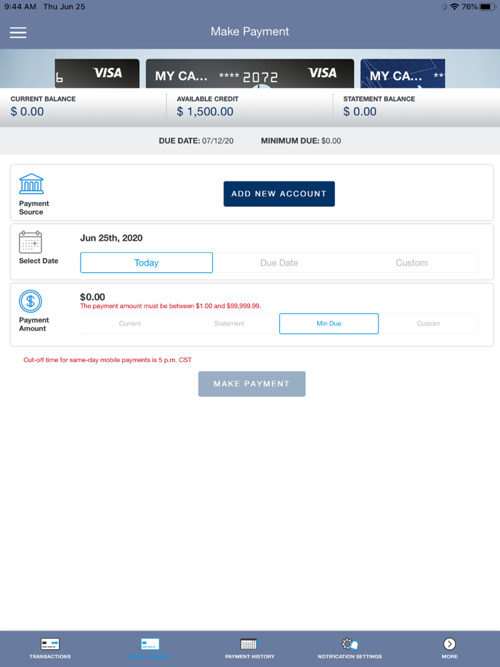 Card Control by Healthcare FCU