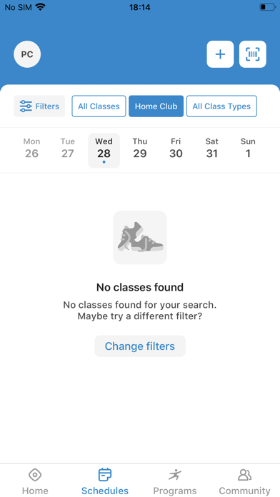 Valparaiso Family YMCA. Screenshot