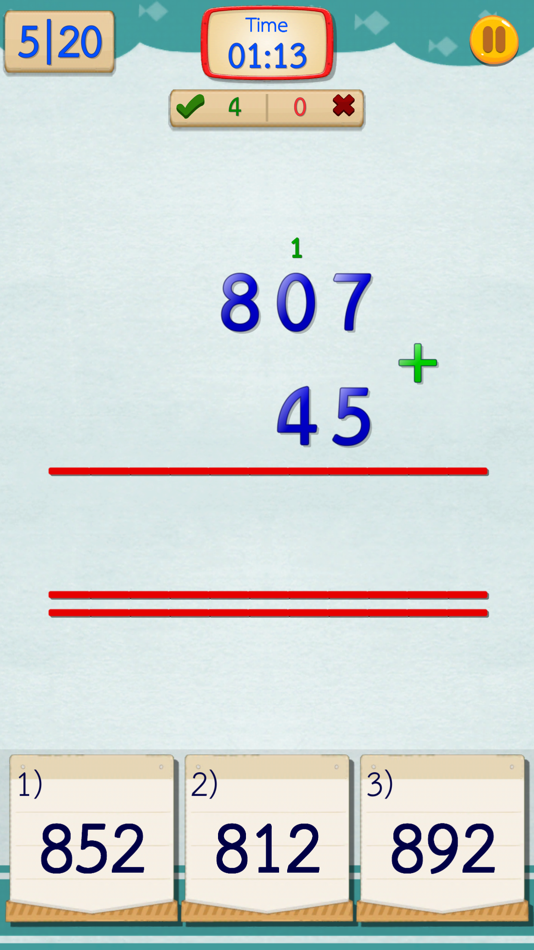 #3. Math Fast Plus and Minus (iOS) 由: kittisak wongkantarakorn