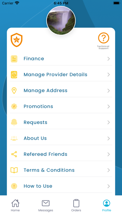 Gazili Laundry Services Agent Screenshot