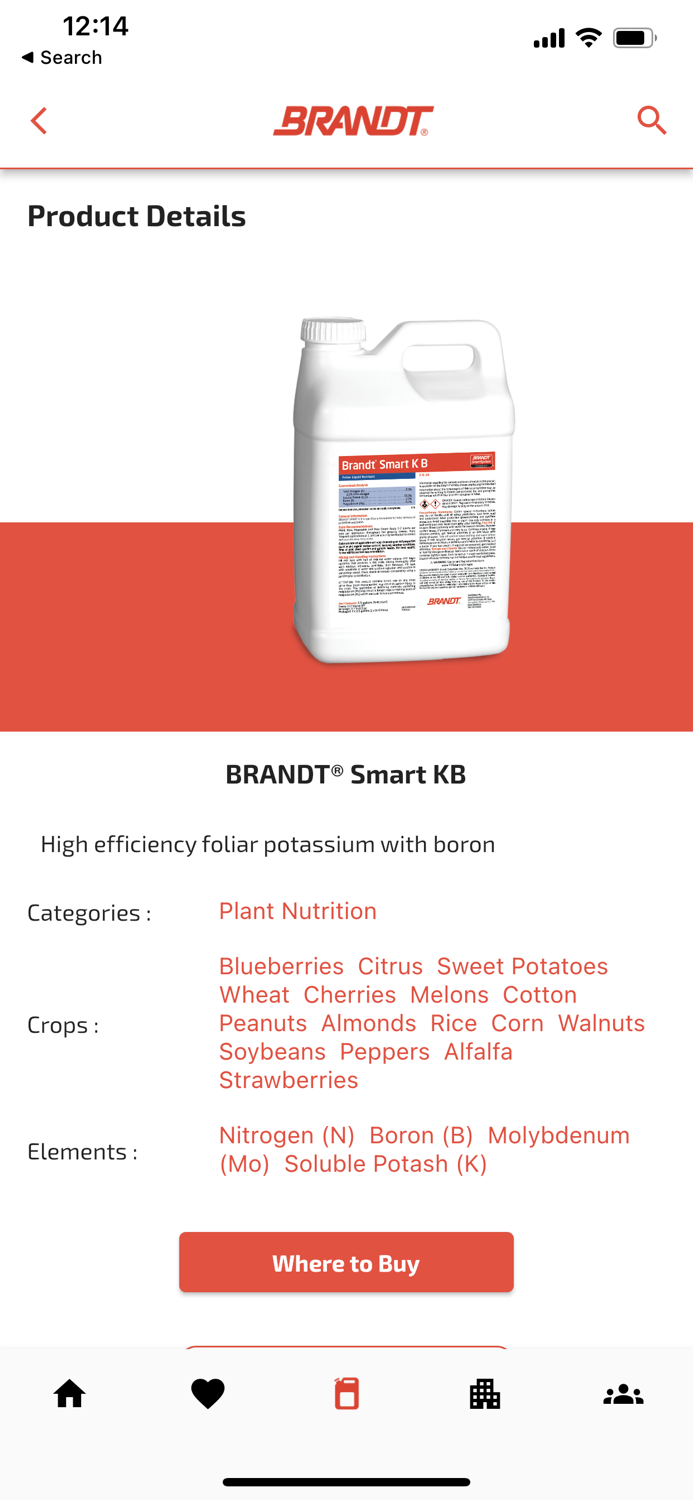 BRANDT Ag Product Finder