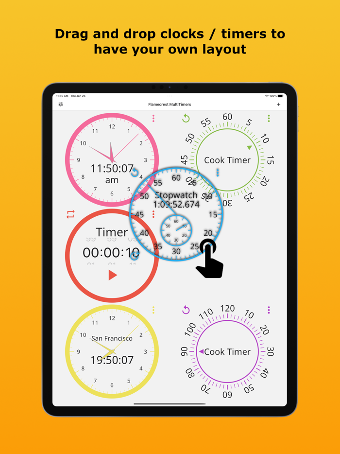 Flamecrest MultiTimers