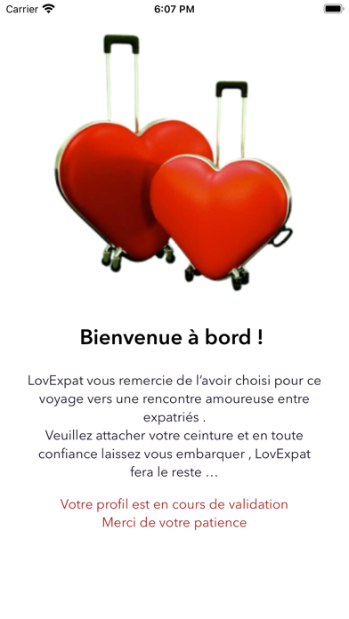 LovExpat - App de rencontre Screenshot