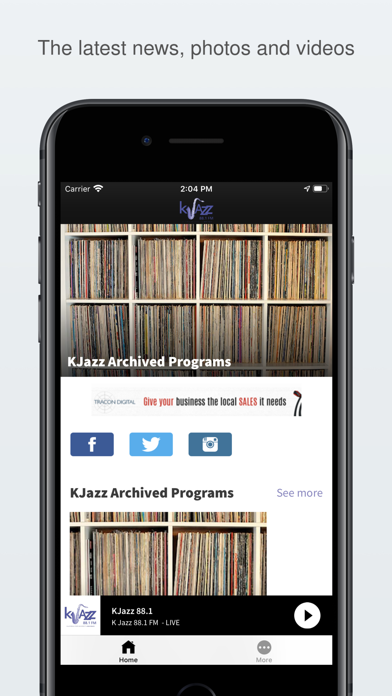 KJazz 88.1 KKJZ Screenshot