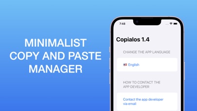 Copialos: Clipboard Manager Screenshot