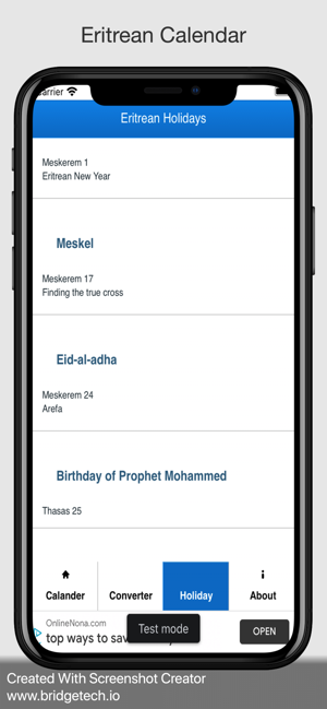 Eritrean calendar(圖3)-速報App