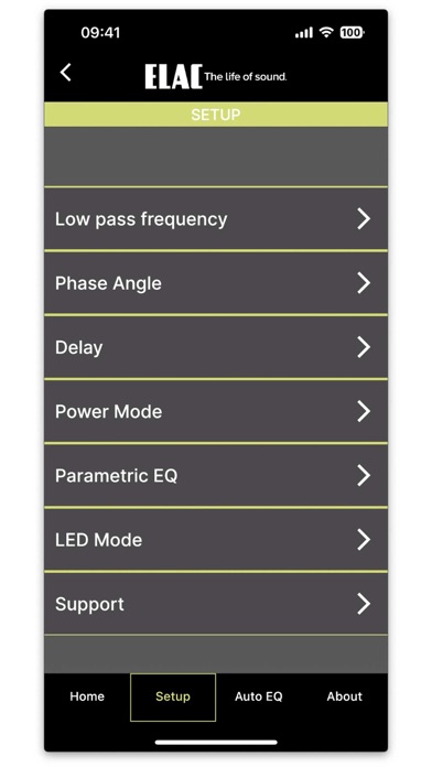 ELAC SUB Control 3.0 Screenshot