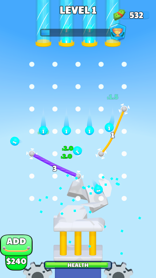 #2. Rope Defence (iOS) 由: Lagot Games Yazilim ve Pazarlama Anonim Sirketi