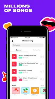 cizoo: sing karaoke, auto tune iphone screenshot 1