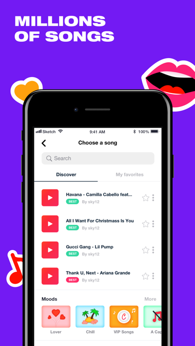 Cizoo: Sing Karaoke, Auto tune Screenshot