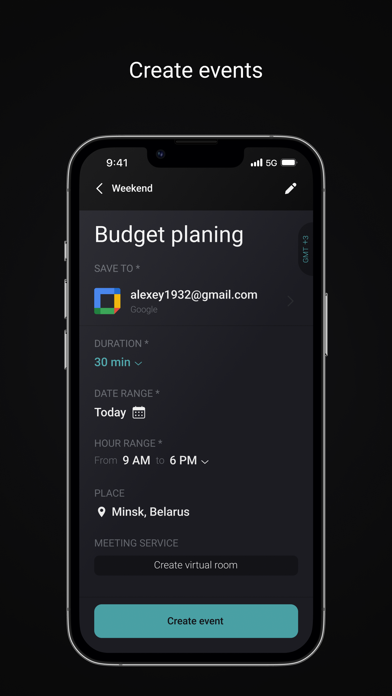Timate: Scheduling Assistant Screenshot