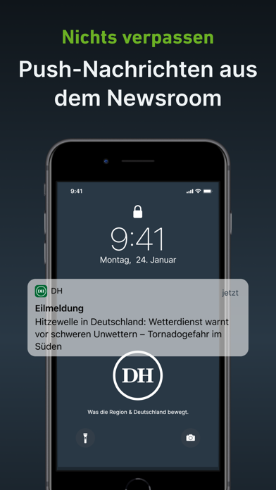 DH - Nachrichten und Podcast Screenshot