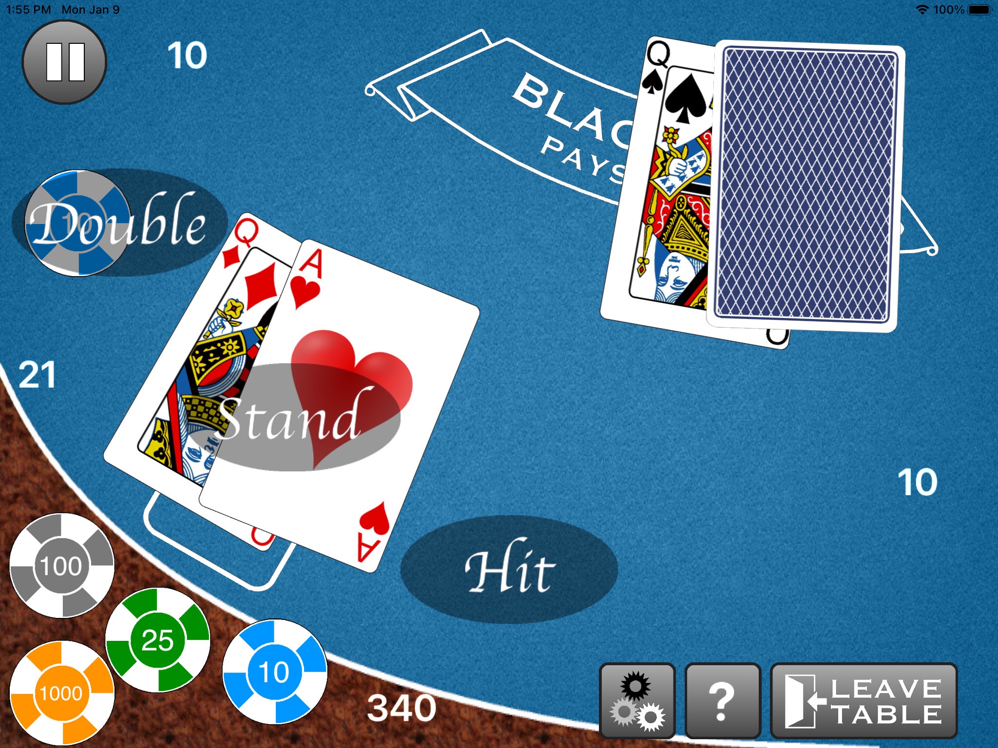 Blackjack - Gambling Simulator screenshot 4