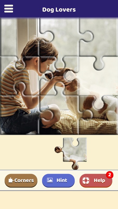 Dog Lovers Puzzle Screenshot