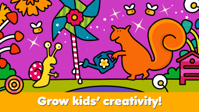 Coloring Garden Whiteboard Pad Screenshot