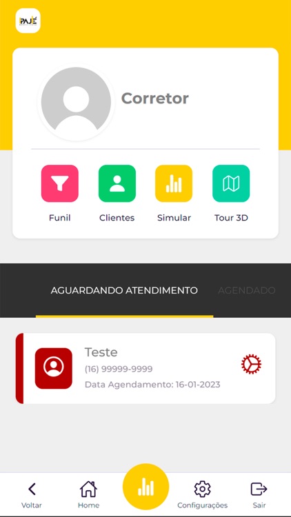 Pajé - Área do Corretor