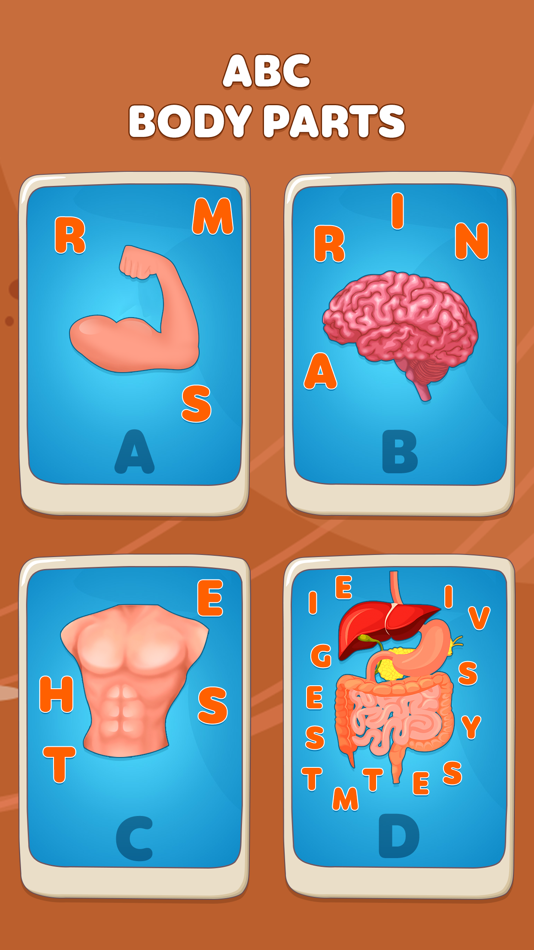 #4. Body Parts Game Fun Learning (iOS) 由: Rohit Makadia