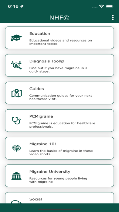 National Headache Foundation© Screenshot