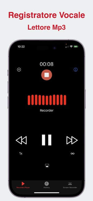 Registratore vocale,memo vocal su App Store