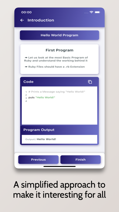 Learn Ruby - OnePercent Screenshot