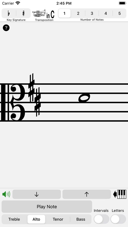 #2. Note Names & Pitches (iOS) 由: Patrick Q. Kelly