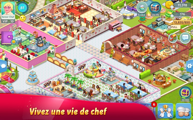Screenshot #1 pour Star Chef 2 : jeu de cuisine