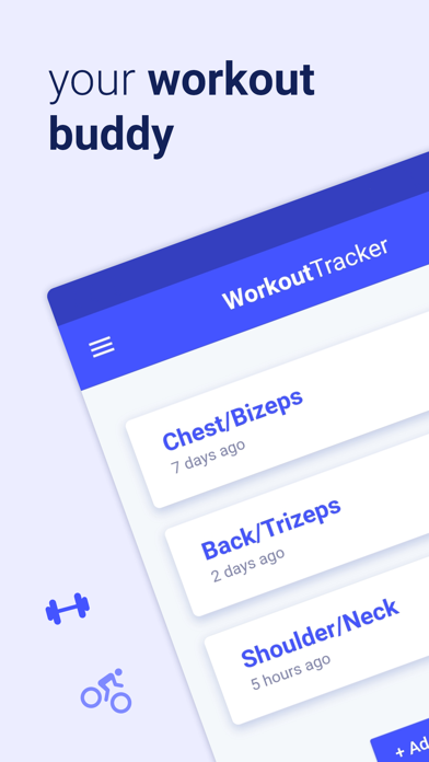 WorkoutTracker – Fitness Log Screenshot