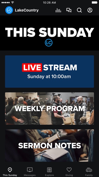 Lake Country Baptist Church Screenshot