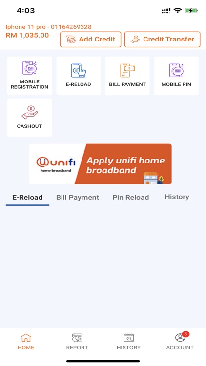 TM Unifi Mobile Dealer App