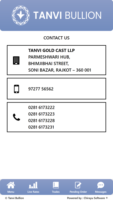 Tanvi Bullion Live Screenshot
