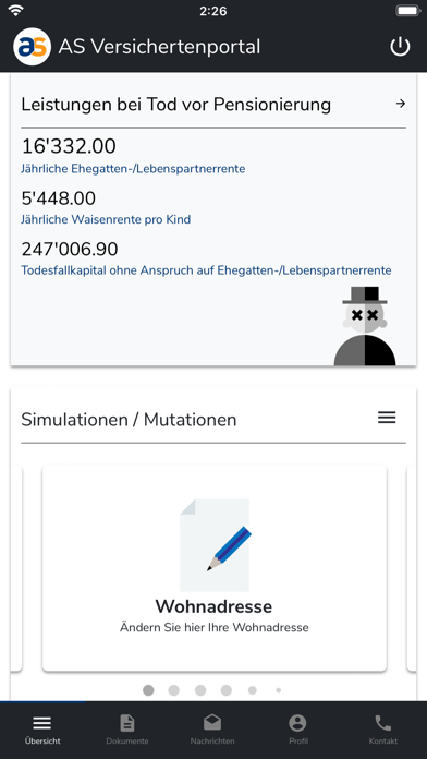 AS Insurance portal Screenshot