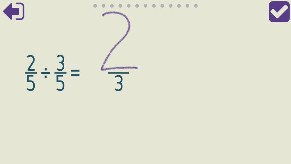 #4. Dividing Fractions Trainer (iOS) 由: Sergey Malugin