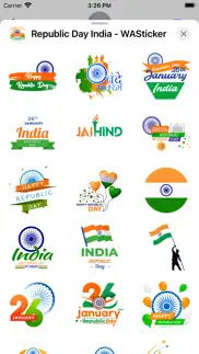 republic day india - wasticker iphone screenshot 3