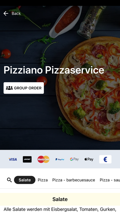 Pizziano Wilhelmshaven Screenshot