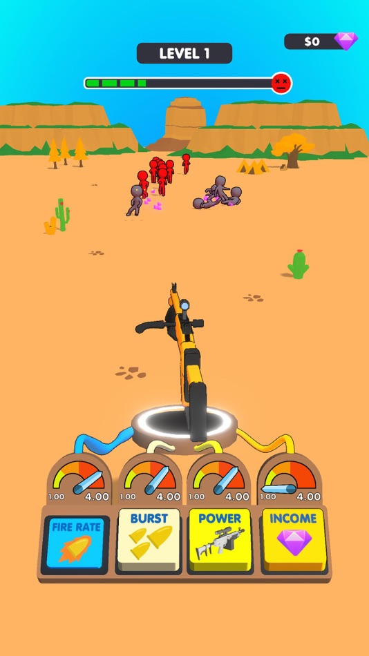 #1. Gun Up Clicker (iOS) 由: Virtual Projects Oyun Yazilim Ve Teknoloji