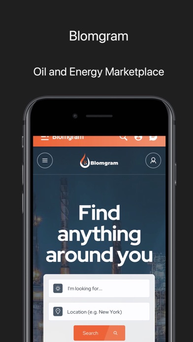 Blomgram Oil and Energy Market Screenshot