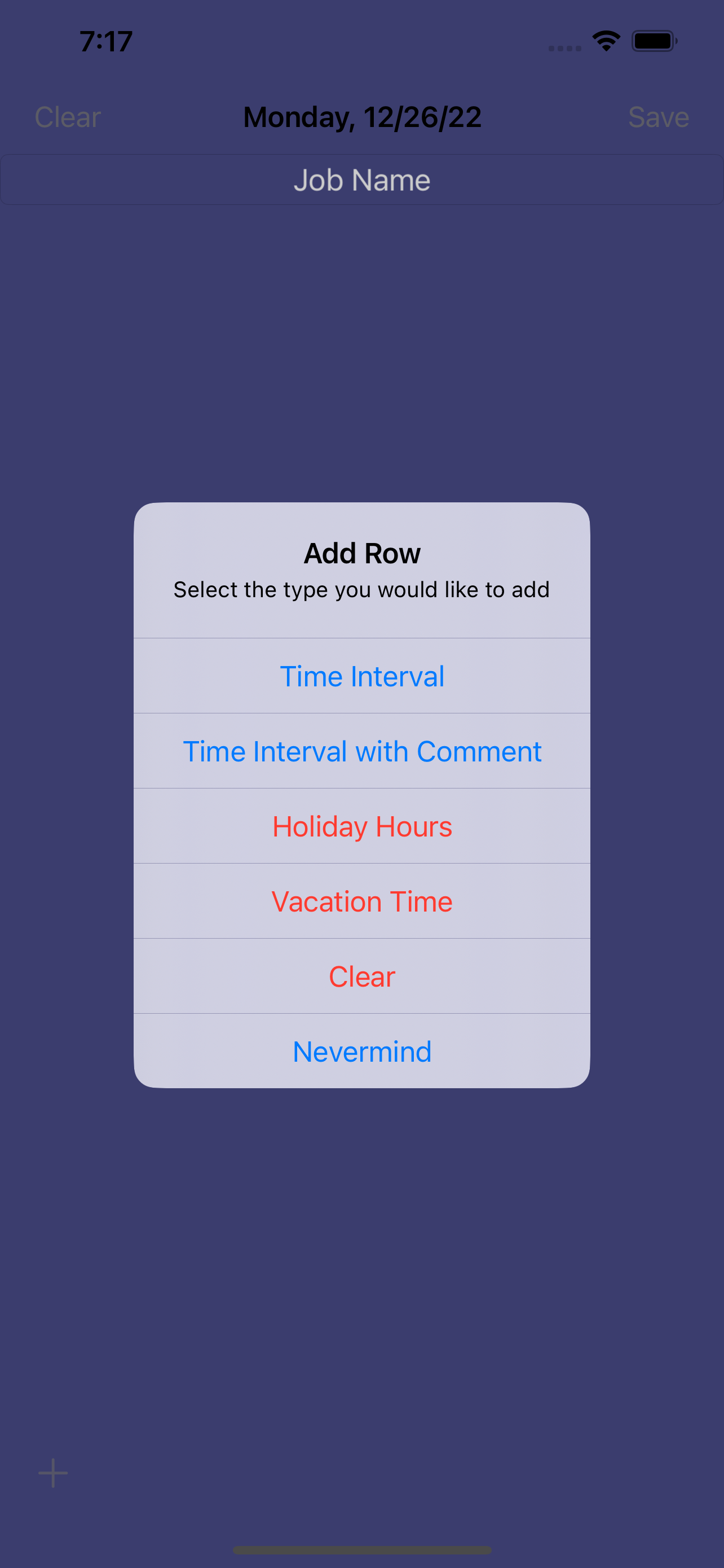 EDIT TimeCards