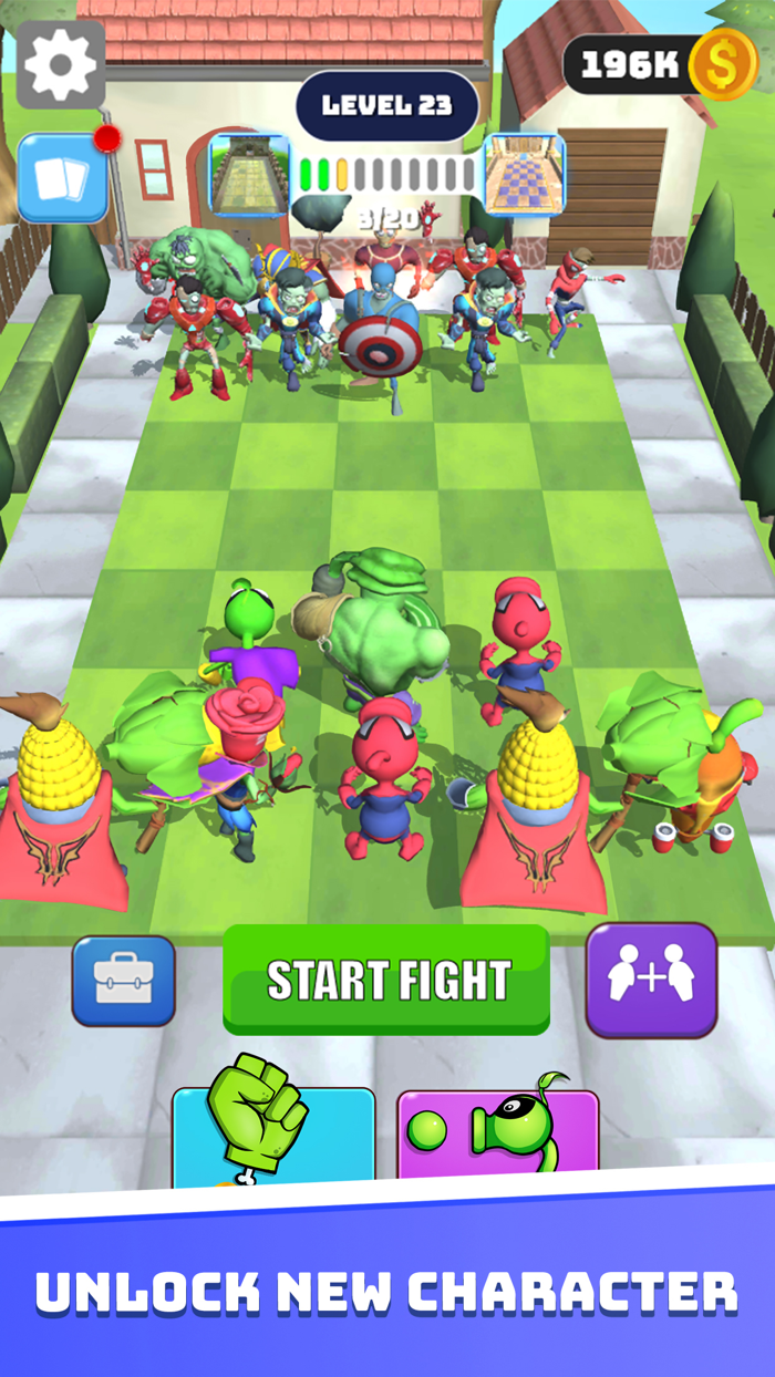 Merge Plants Super Zombie War